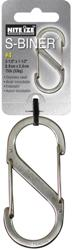 S-Biner Size #4 Silver 2 in 1 Carabiner