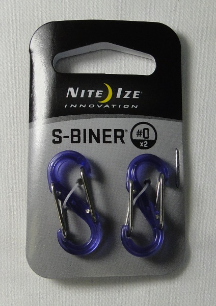 S-Biner Plastic #0- 2Pk.Translucent Purp