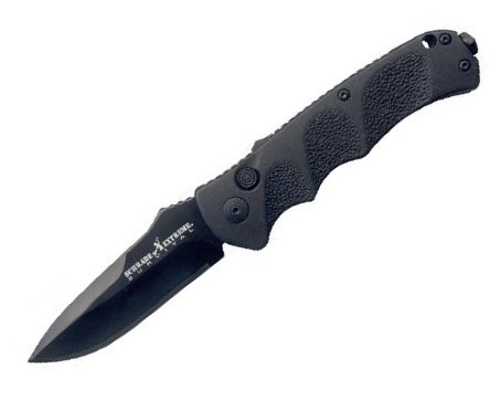 Black Drop Point 4116 Steel, PB Lock