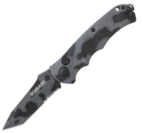 Schrade Push Button Lock Folding Knife P