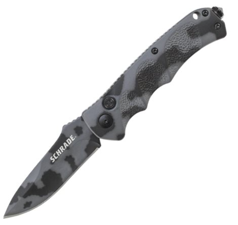 Schrade Push Button Lock Folding Knife D