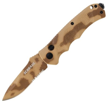 Push Button Lock Folding Knife Partially