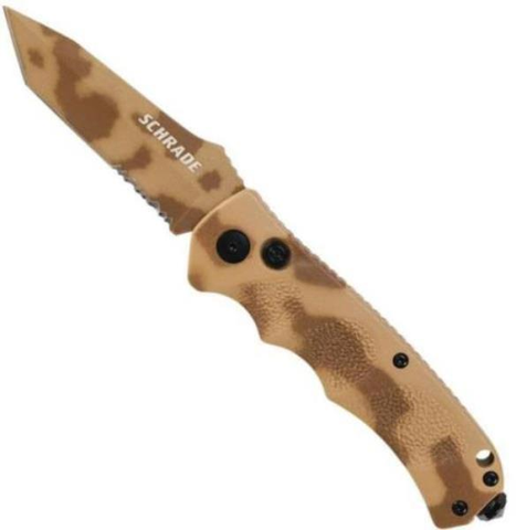 Push Button Lock Folding Knife Partially