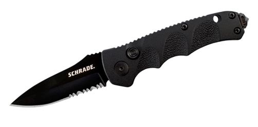 Mini Black Drop Point 40% Serr 4116 Stl