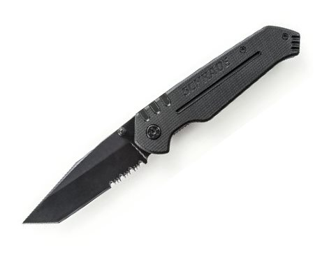 G10 Folder, Textured Handle, 9Cr14Mov