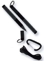 Trekker Black Pen w- Carabiner & Lanyard