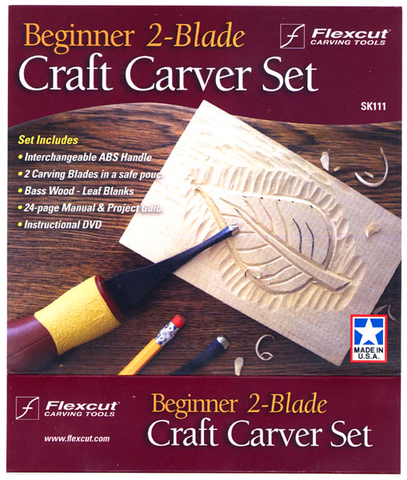 Beginner 2-Blade Craft Carver Set