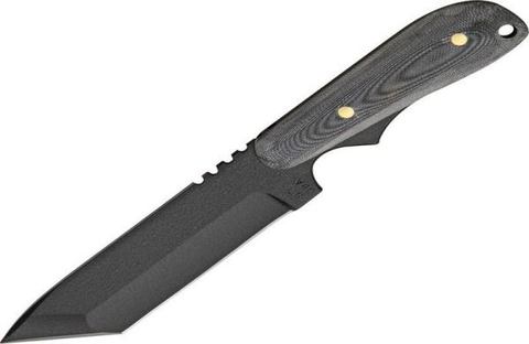 9" Ranger Tanto Blk Bld Pln Black G10