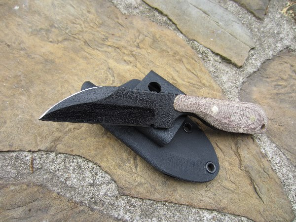 Talon A, Blk Bld Natural Micarta