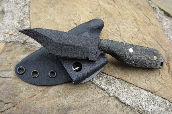 Talon D Plain Black Micarta