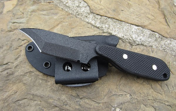 Talon D Plain Black Textured G10