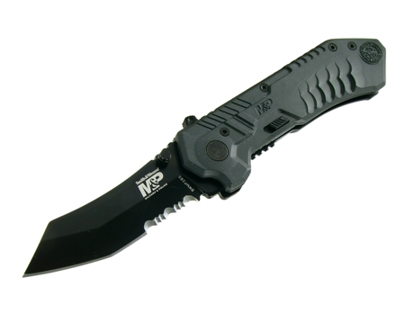 Military Police Scooped Tanto Blk Serr