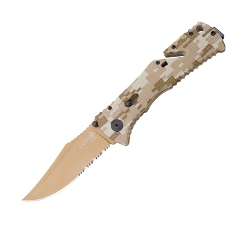 Trident Folder Desert Camo Copper TiNi