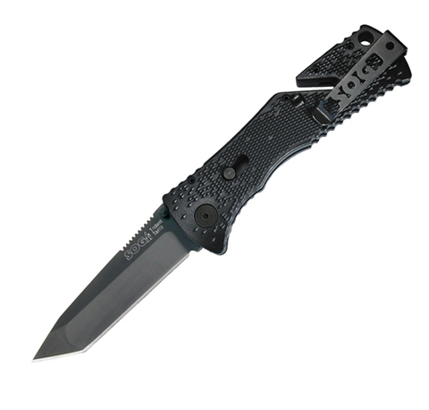 Trident Tanto Black TiNi Pocket Knife