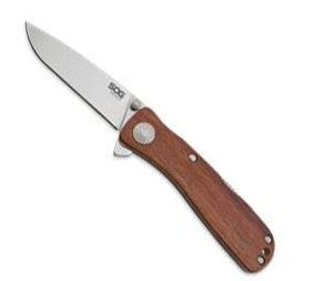 Twitch II- Wood Handle Folding Knife