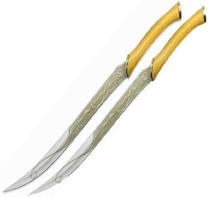 Lotr Fighting Knives of Legolas