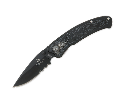 Tailwind Nova Skull Serr. Folder Black