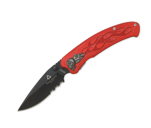 Tailwind Nova Skull Serr. Folder Red