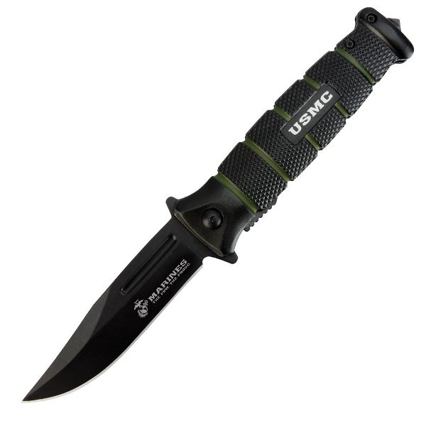 USMC Combat Black & Green Folder