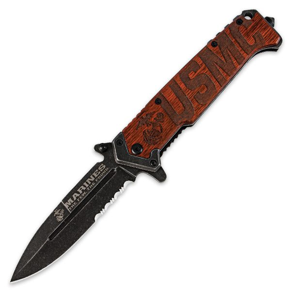 USMC Beachhead Serrated Folding Pocket K