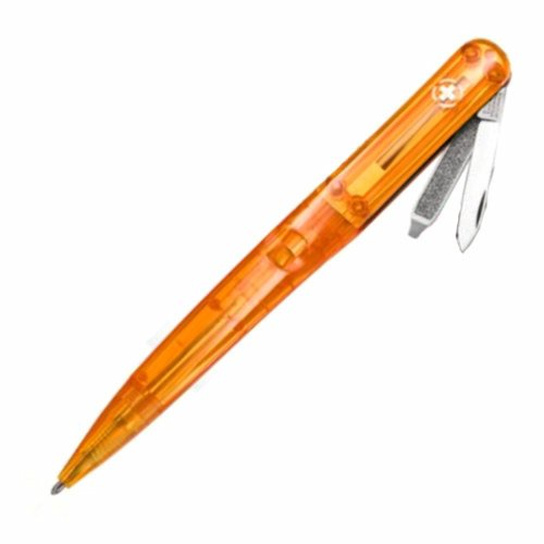 Twister Pen - Knife Translucent Orange