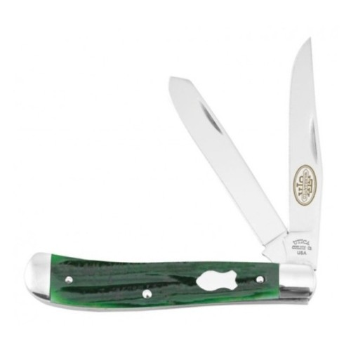 Big Pine Trapper Green Jigged Bone