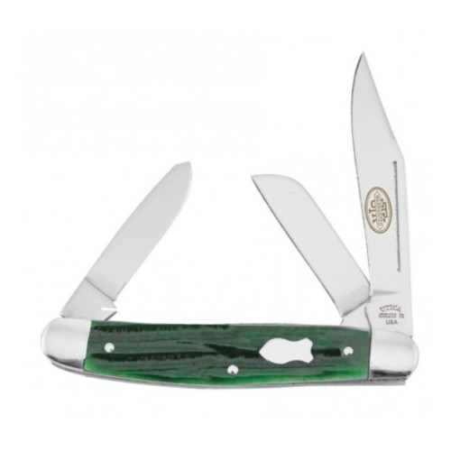 Big Pine Stockman Green Jigged Bone