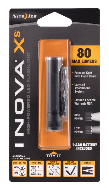 XS Flashlight Black