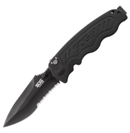 Zoom Mini-Partially Serrated-Black Tini