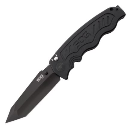 Zoom-Straight Edge-Tanto-Black Tini