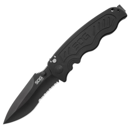 Zoom-Partially Serrated-Black Tini